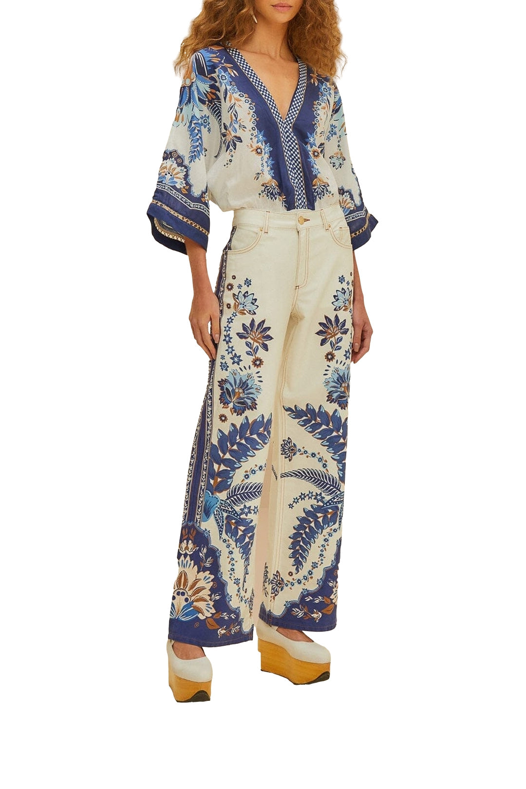 Body Ana Tapestry en coton - Bleu