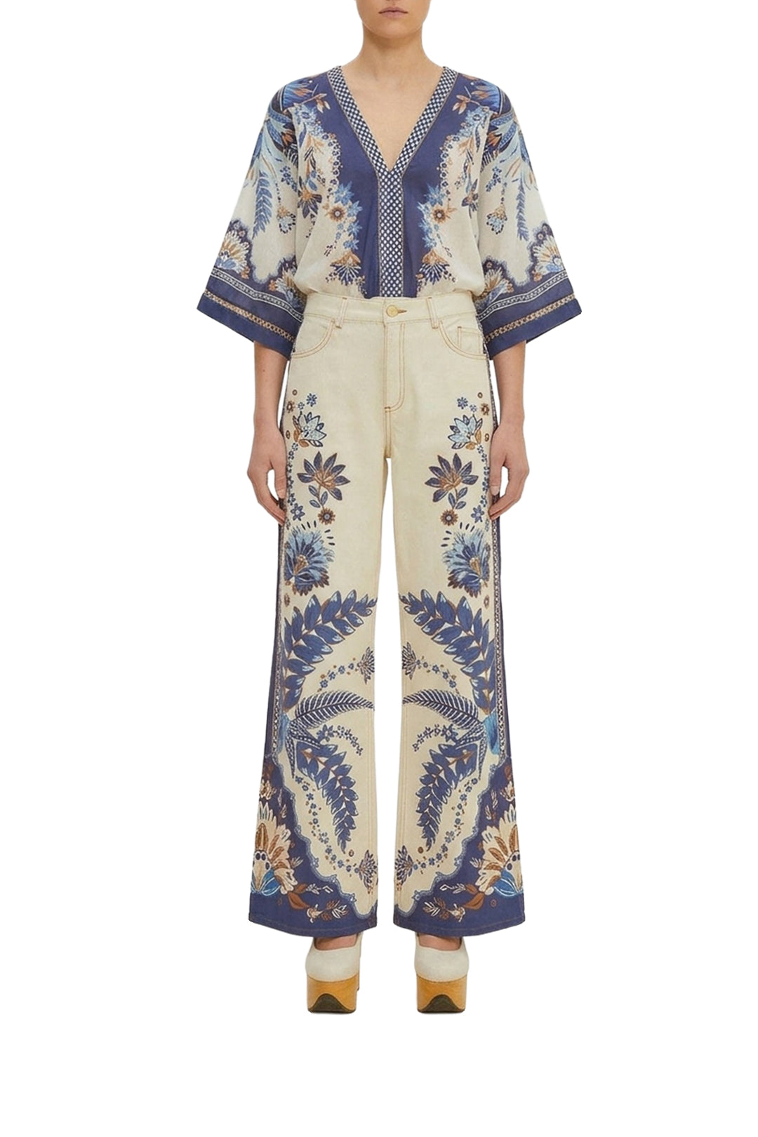 Body Ana Tapestry en coton - Bleu