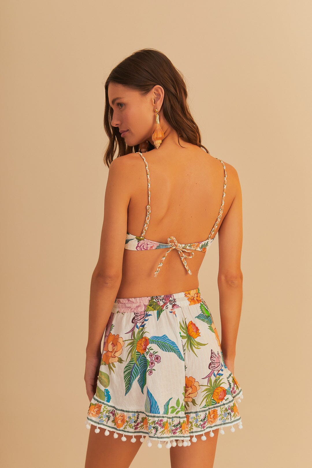 NEW_Sweet Bloom Bouquet Off White Beachwear - Sweet Bloom Bouquet Off White