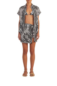 Chemise Elegance en coton - Noir