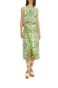 DJV_Tapestry Green Jupes & Shorts - Tapestry Green