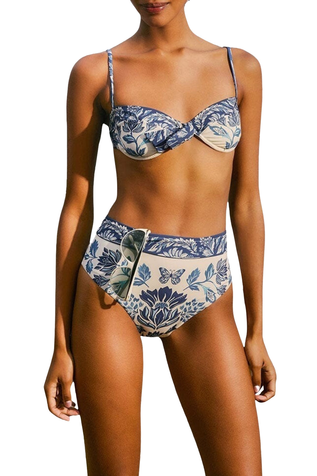 Haut de bikini Delicate Tapestry - Bleu