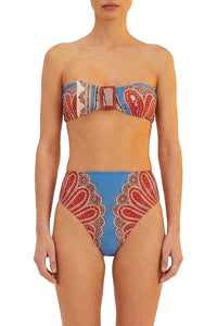 Haut de bikini bandeau Jandaya - Bleu
