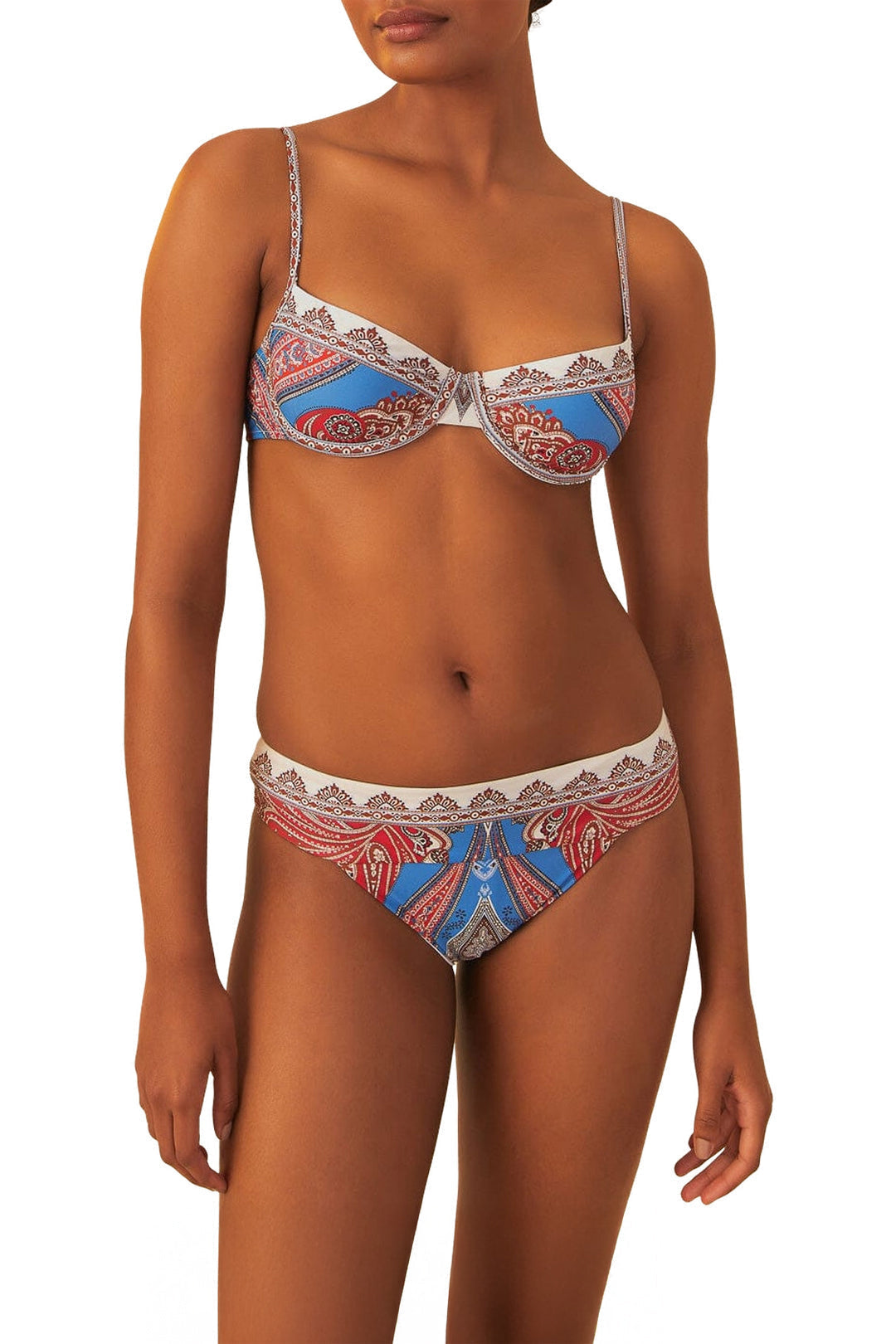 Bas de bikini Jandaya imprimé - Multicolore