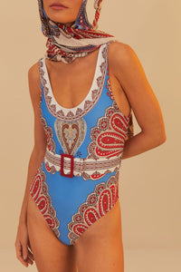 Maillot de bain une pièce Jandaya - Bleu