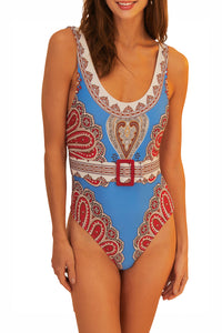 Maillot de bain une pièce Jandaya - Bleu