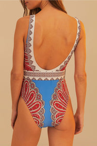 Maillot de bain une pièce Jandaya - Bleu