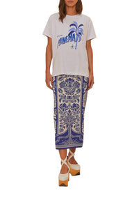T-shirt Girls Rio Ipanema en coton - Blanc