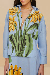 Banana Cocina Striped shirt - Blue