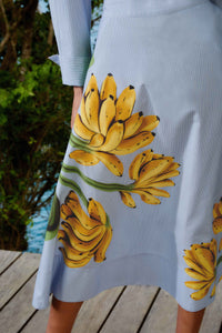 Jupe midi Banana - Bleu