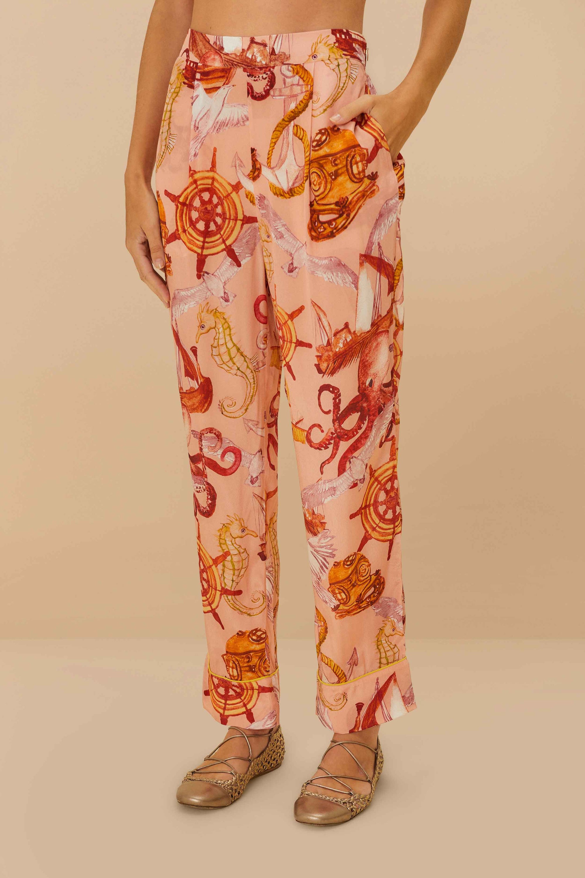 Pantalon Nautical Wonder - Rose