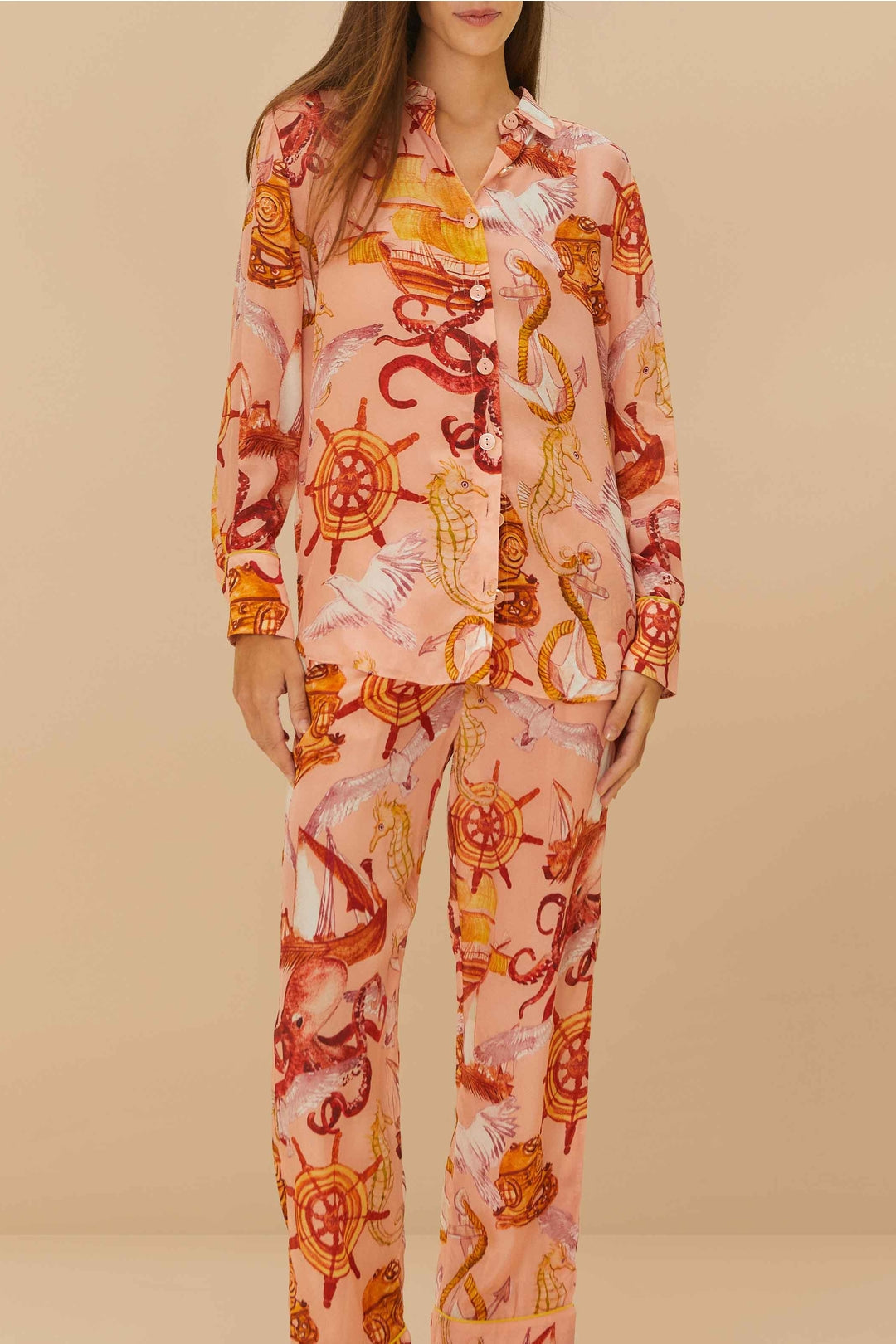 Pantalon Nautical Wonder - Rose