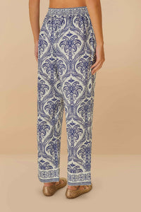 Cameo Tropical linen trousers - Blue
