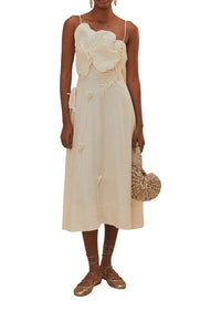 DJV_Off White Robes midi - Off White