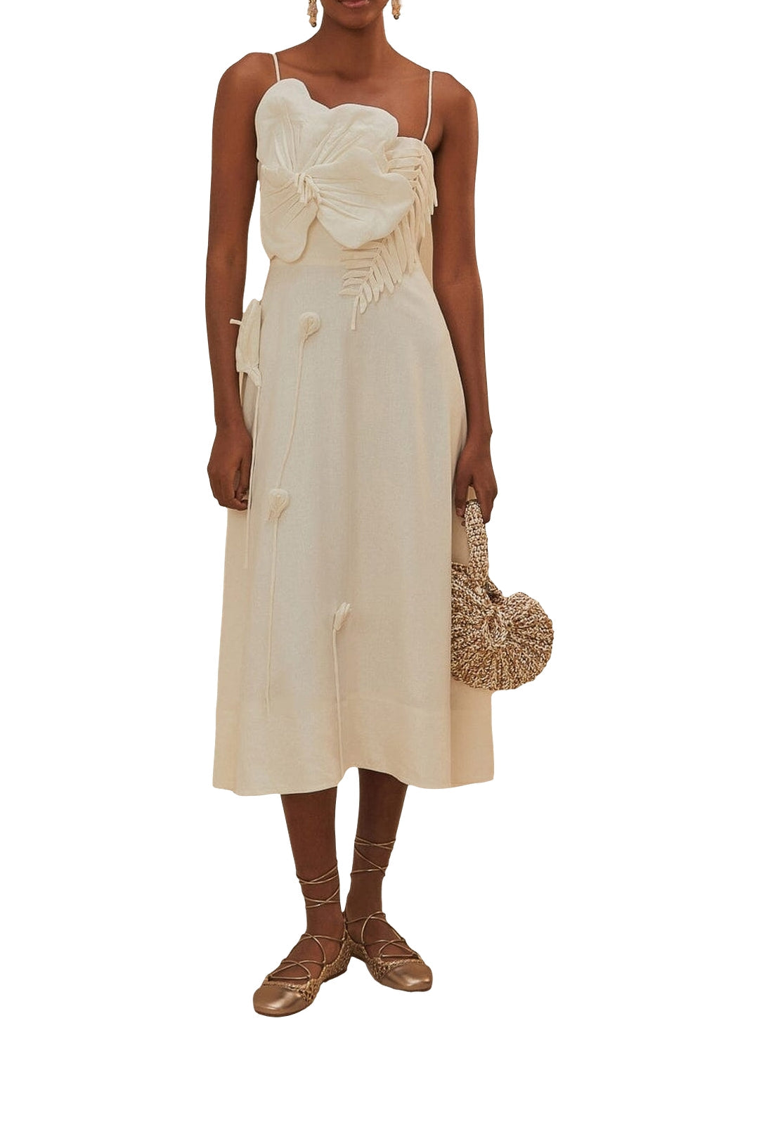 DJV_Off White Robes midi - Off White