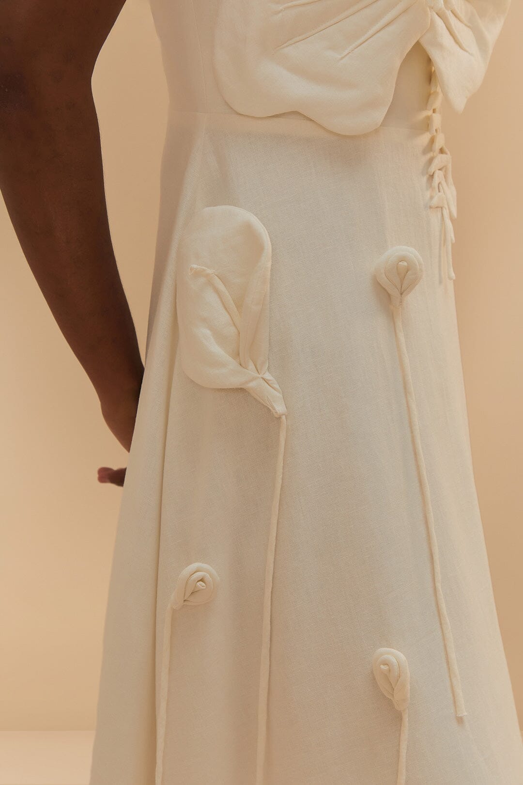 DJV_Off White Robes midi - Off White