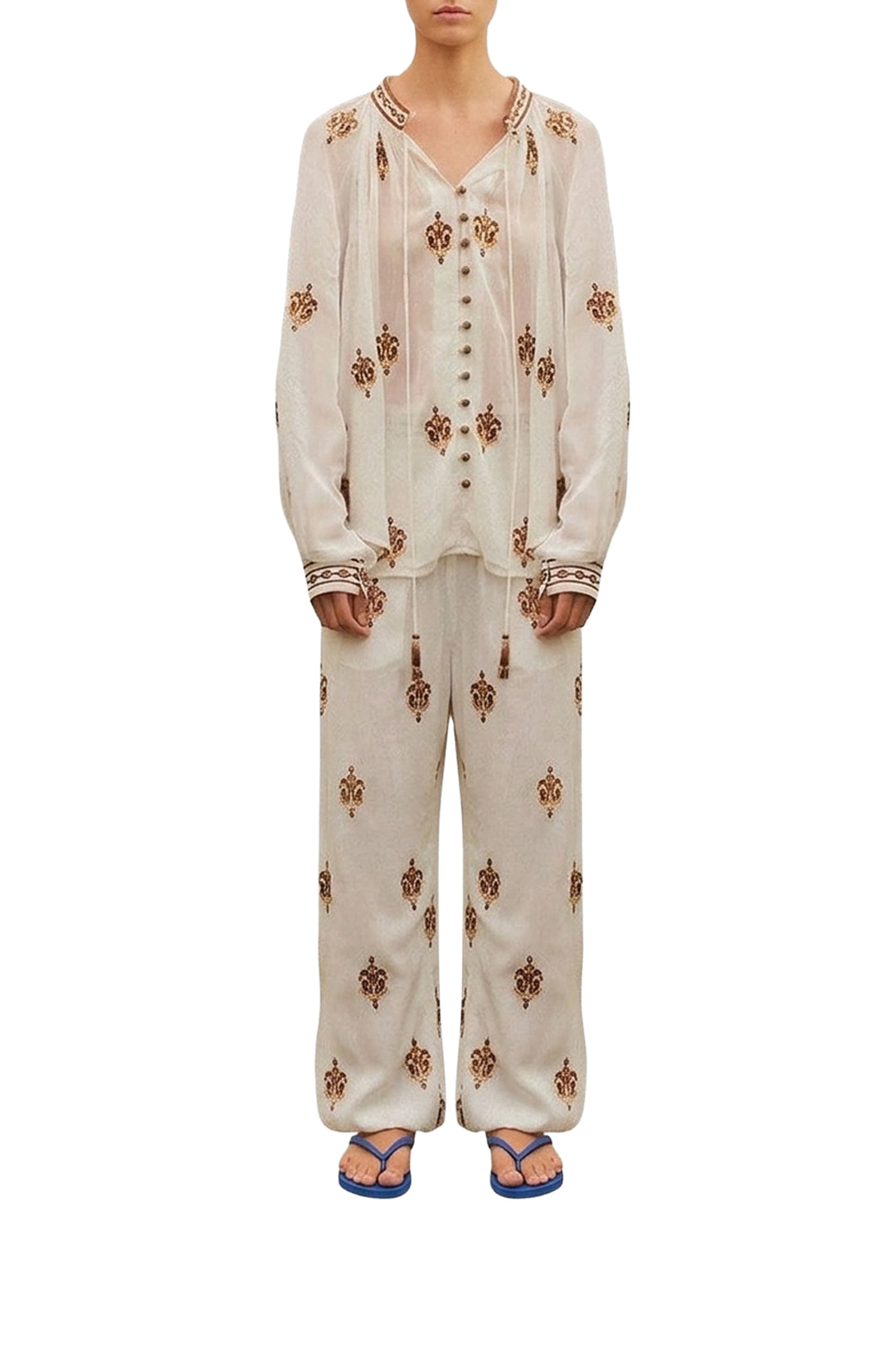 Pantalon Anchor Taperstry - Blanc