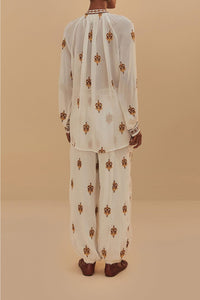 Pantalon Anchor Taperstry - Blanc