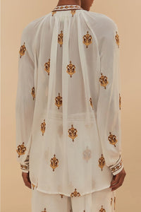 DJV_Off White Chemises & Blouses - Off White