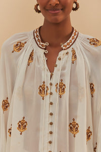 DJV_Off White Chemises & Blouses - Off White