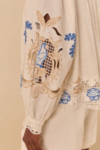 DJV_Off White Chemises & Blouses - Off White