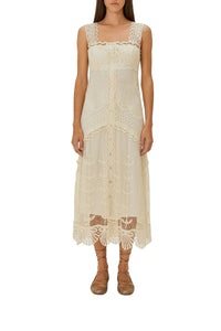 Robe midi Nautical - Blanc