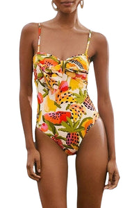Maillot de bain une pièce Cocktail - Orange
