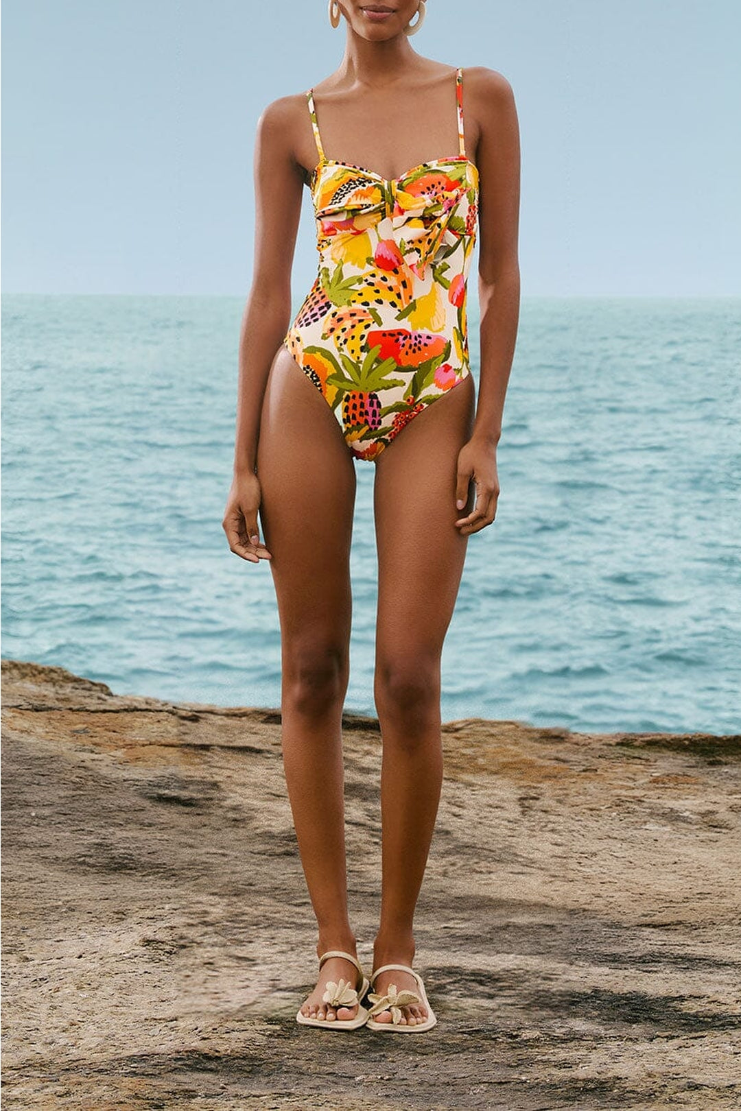 Maillot de bain une pièce Cocktail - Orange