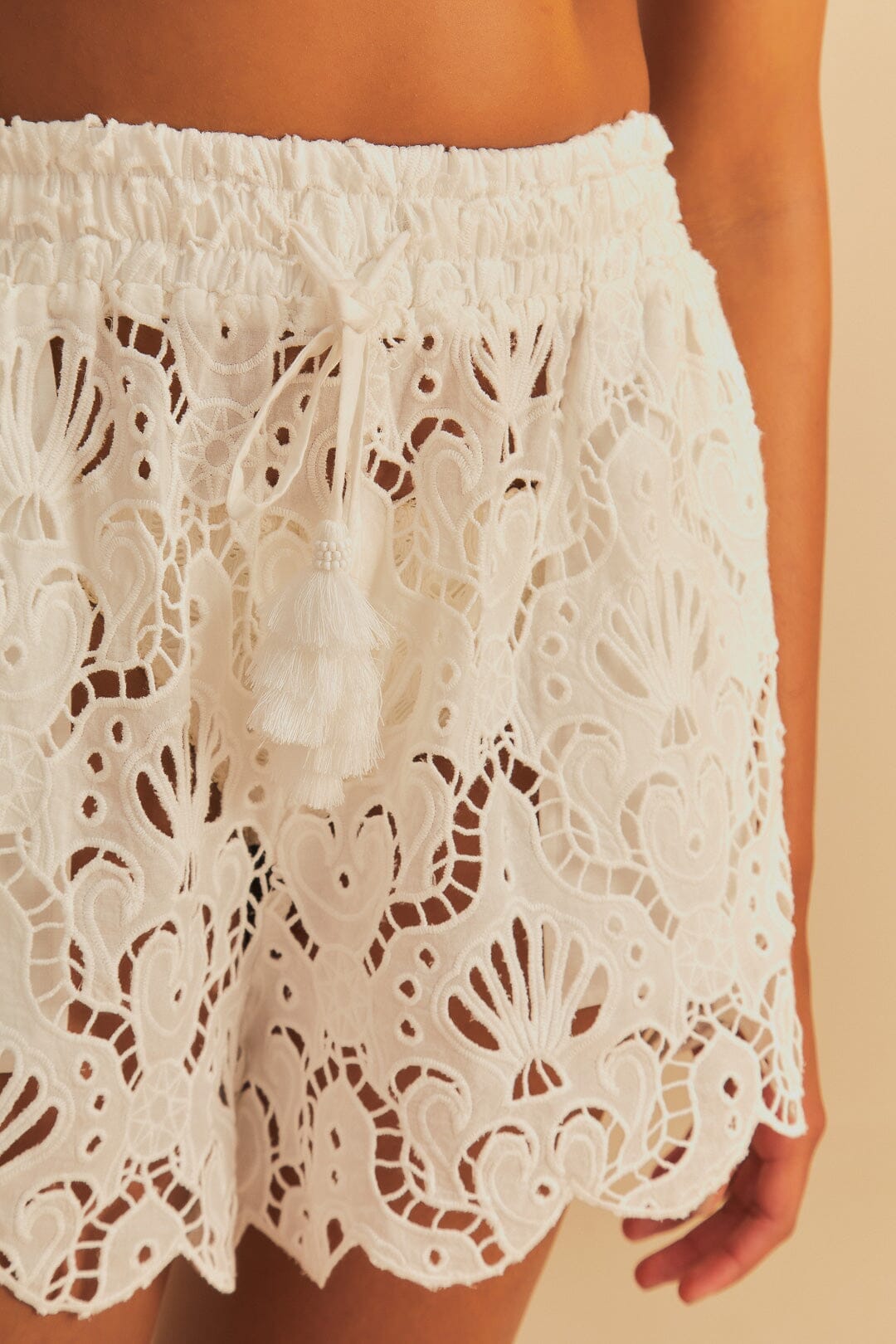 Short Seashell en coton - Blanc