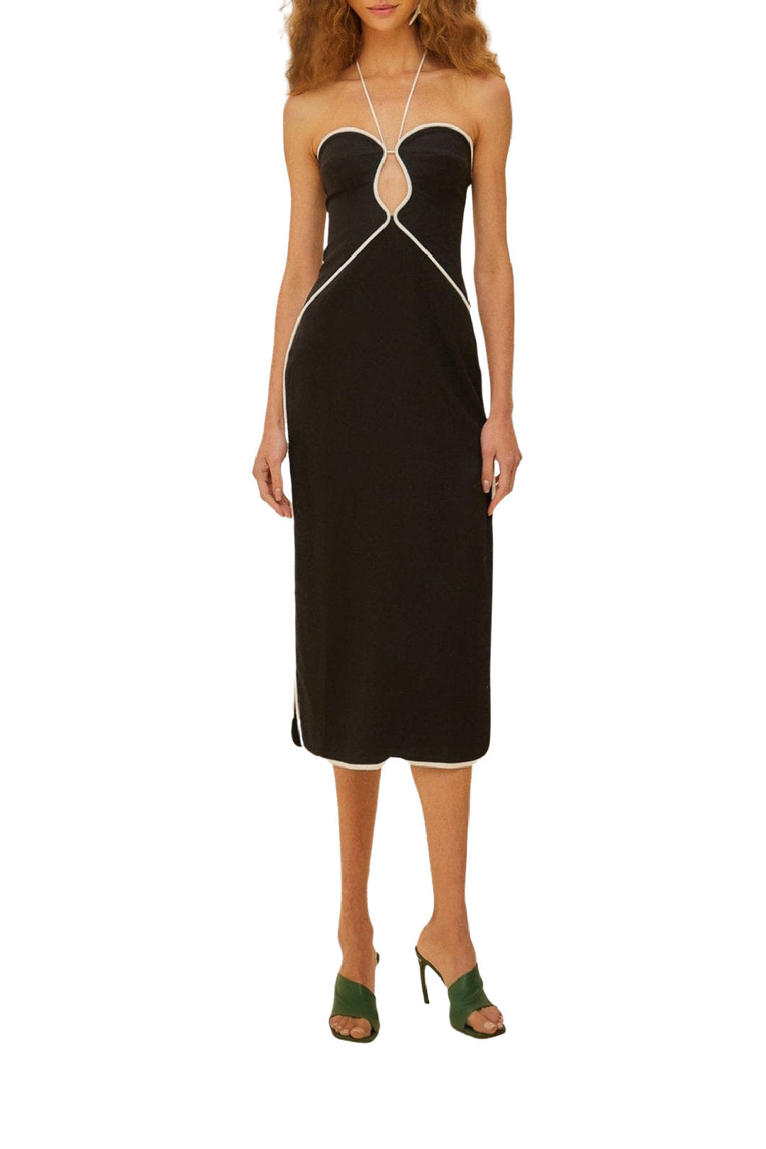 DJV_Black And White Robes midi - Black And White