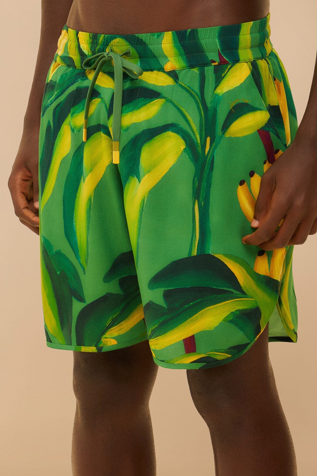 Short unisexe Banana Aquarela - Vert