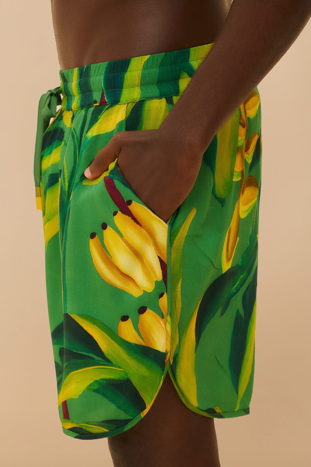Short unisexe Banana Aquarela - Vert