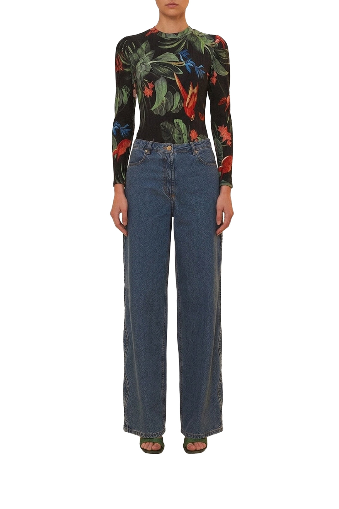 Body Midnight Macaw en coton - Noir
