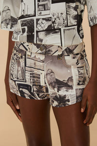 Short court Rio en coton - Multicolore