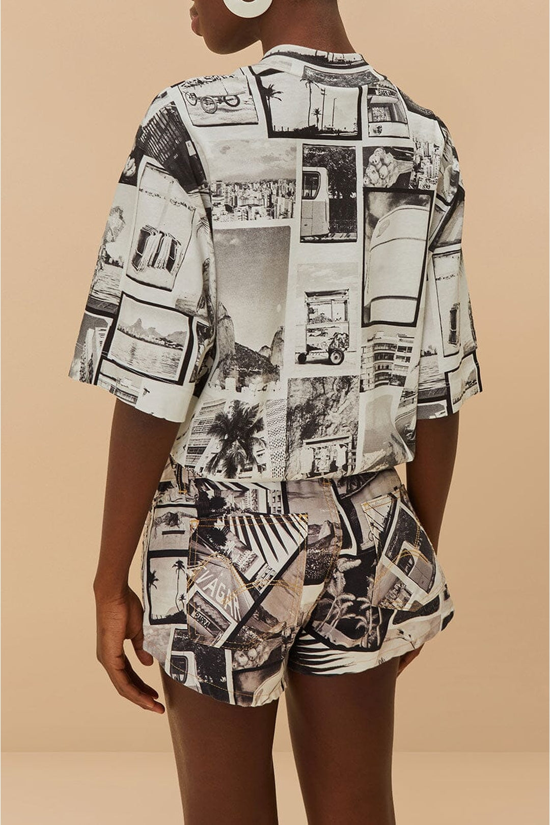Short court Rio en coton - Multicolore