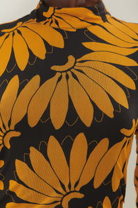 Robe midi Copacabanana en tulle - Jaune