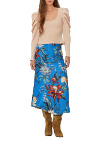 DJV_Blue Surreal Flowers Jupes & Shorts - Blue Surreal Flowers