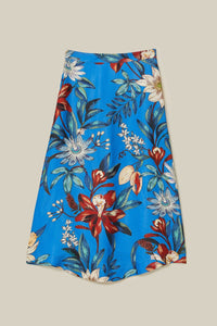 DJV_Blue Surreal Flowers Jupes & Shorts - Blue Surreal Flowers