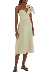 DIFFUSELY_Green Robe midi - Green