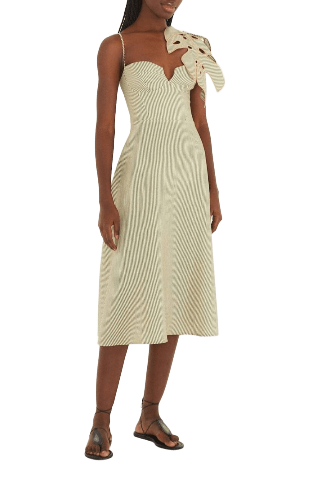 DIFFUSELY_Green Robe midi - Green