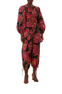 Combinaison Chita scintillante en coton - Noir