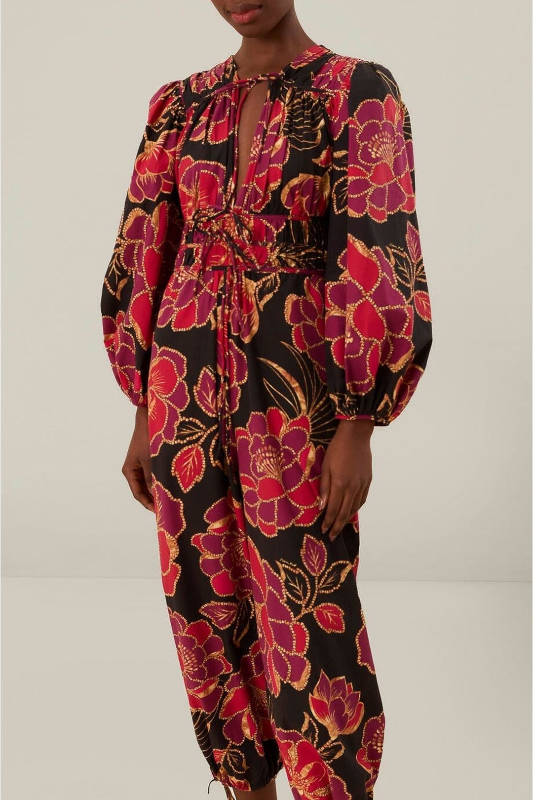 Combinaison Chita scintillante en coton - Noir