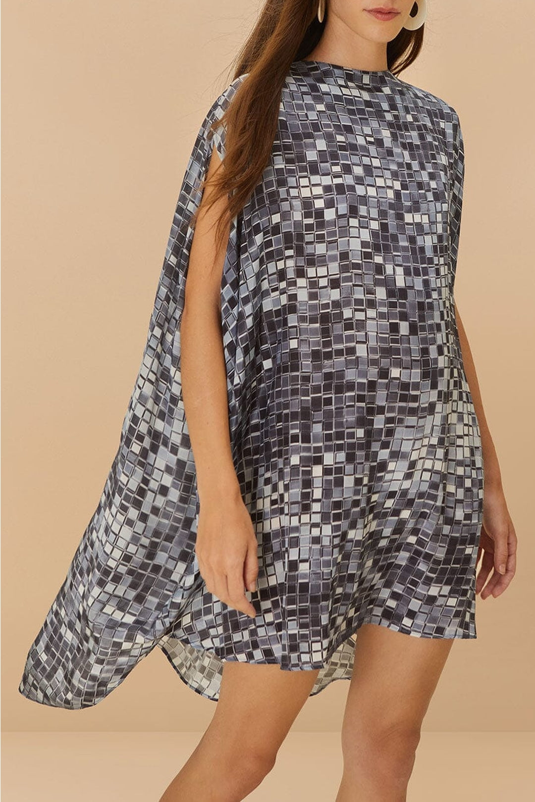 Robe courte Disco Ball - Bleu