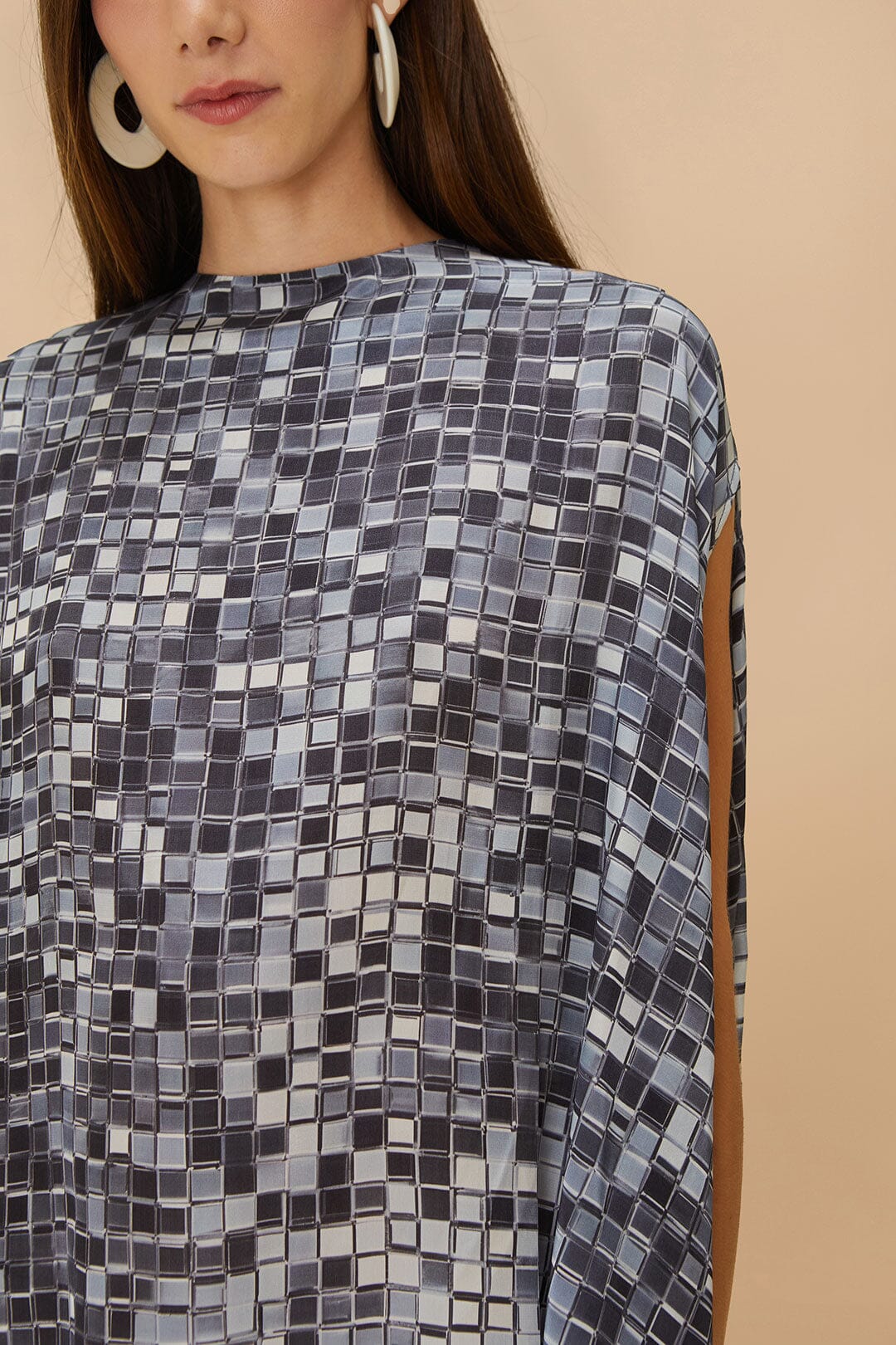 Robe courte Disco Ball - Bleu