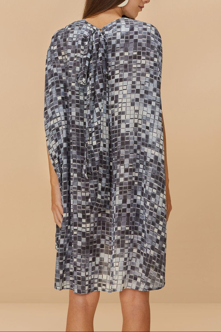 Robe courte Disco Ball - Bleu
