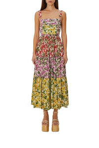 Robe longue Bouganvillea - Multicolore