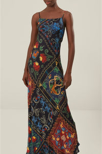 Arabesque maxi dress - Black