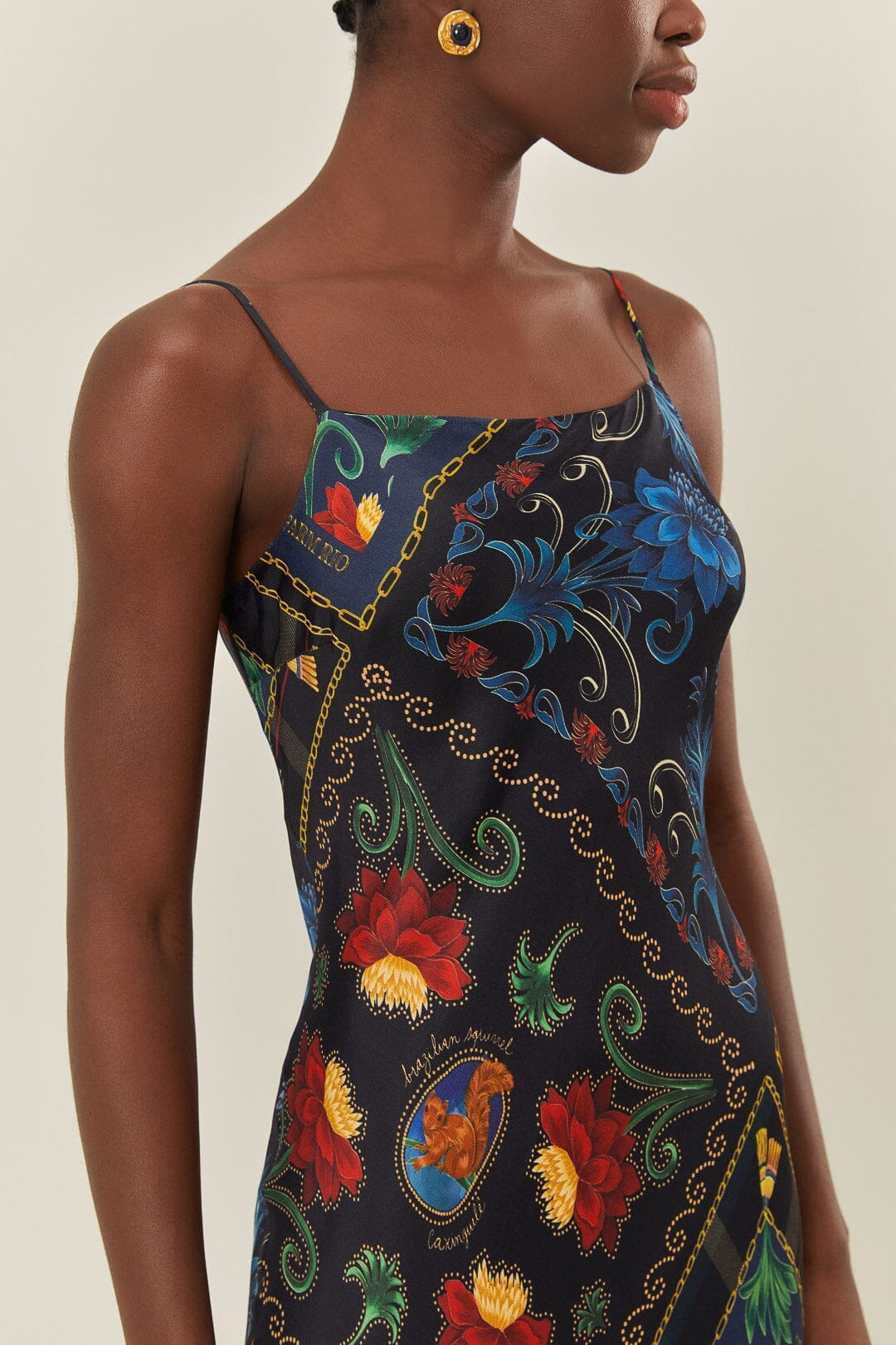 Arabesque maxi dress - Black