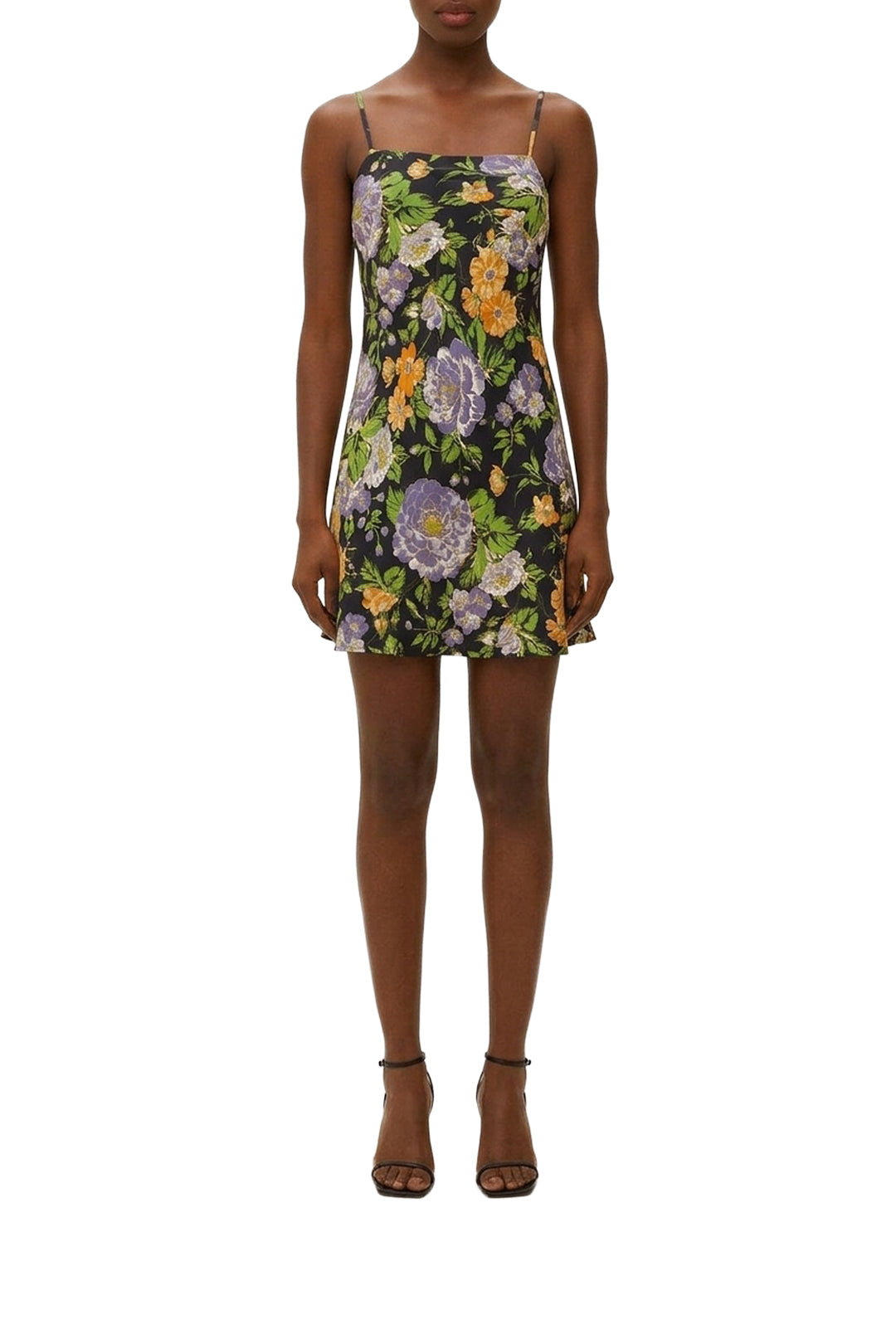 DJV_Capri Floral Black Robes courtes - Capri Floral Black