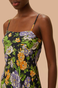 DJV_Capri Floral Black Robes courtes - Capri Floral Black